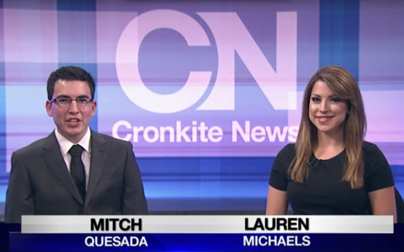 Cronkite newscast photo