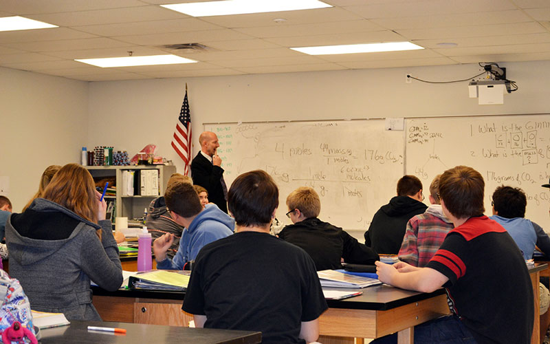 Charter school classroom photo