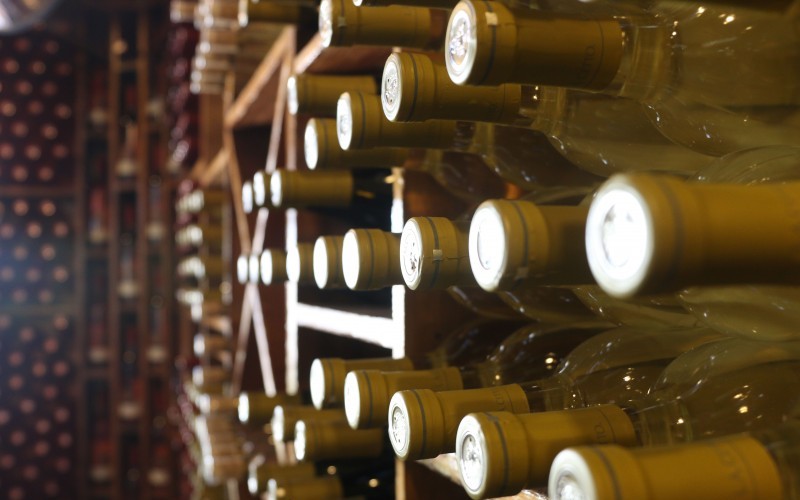 Vineyard bottles