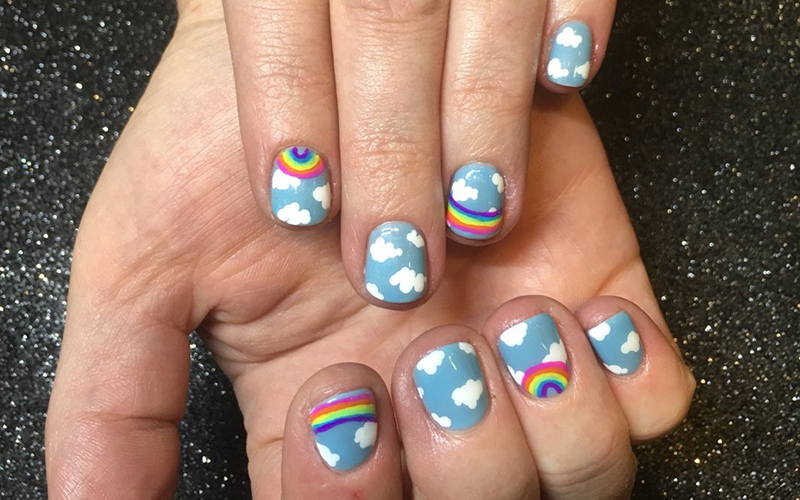 Nail designs by Sarah Waite.