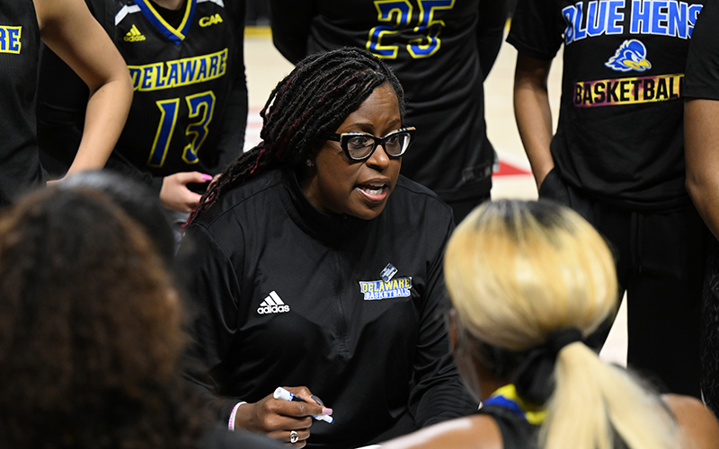 Arizona State women’s basketball coach Natasha Adair isn’t concerned that the Sun Devils were selected last in the Pac-12 preseason poll. “Expectations are always to win.” (Photo by Greg Fiume/NCAA Photos via Getty Images)