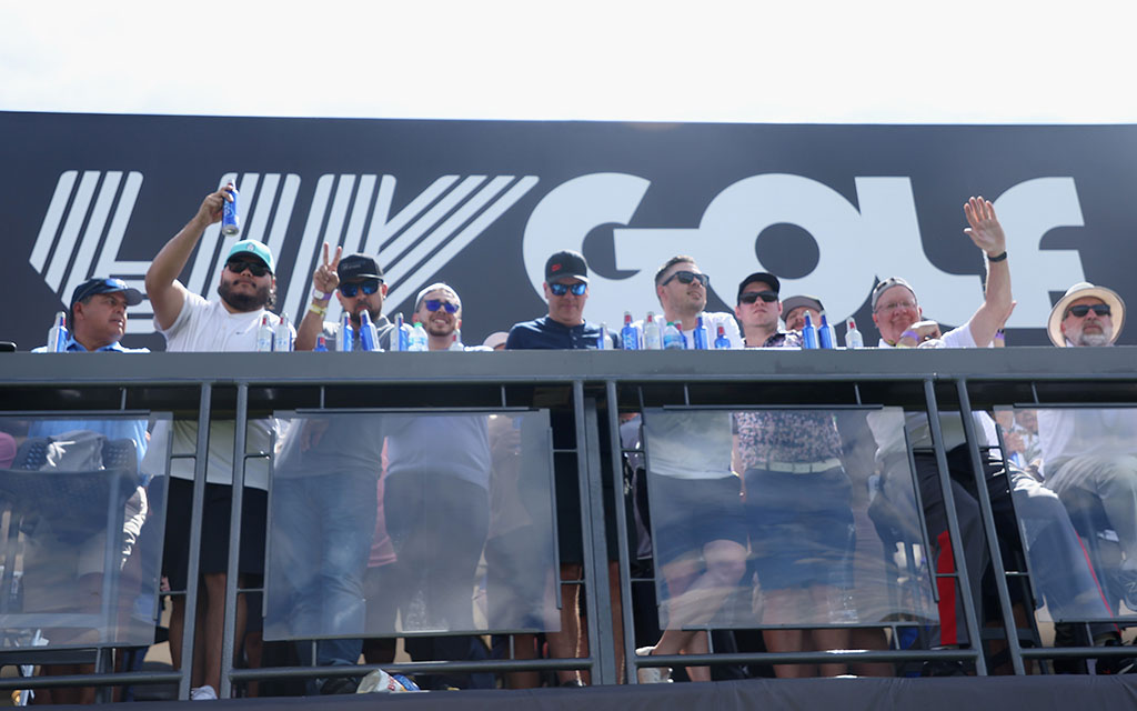 LIV Golf Tucson offered spectators entertainment beyond the golf course last weekend at The Gallery Golf Club. (Photo by Christian Petersen/Getty Images)
