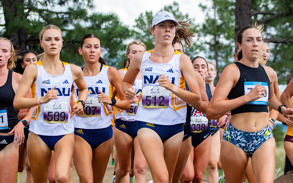 NAU Women's cross country team.