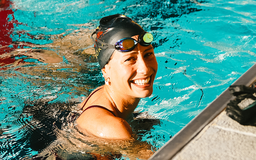 Amber Schlebusch said that this Arizona State women's triathlon squad is “one of the strongest teams we have had," which are encouraging words for a group headed to the championships on Saturday. (Photo courtesy of Juliet Falanco/Sun Devil Athletics)