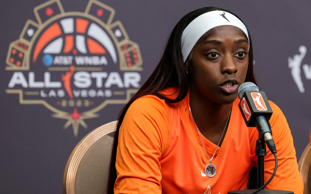 Kahleah Copper's arrival gives the Phoenix Mercury a proven star, at the expense of their top draft pick in the 2024 WNBA Draft. (Photo by Ethan Miller/Getty Images)