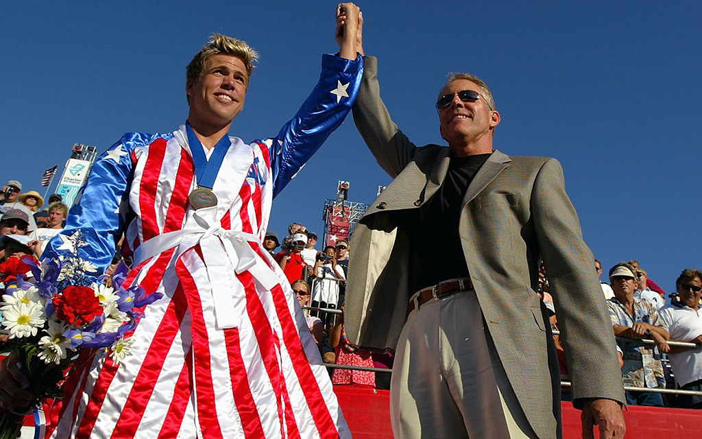 Swimmer Gary Hall Jr. was a popular subject among media because of his sometimes brash personality. At times, it came to define him despite an accomplished Olympic career. (Photo by Al Bello/Getty Images)