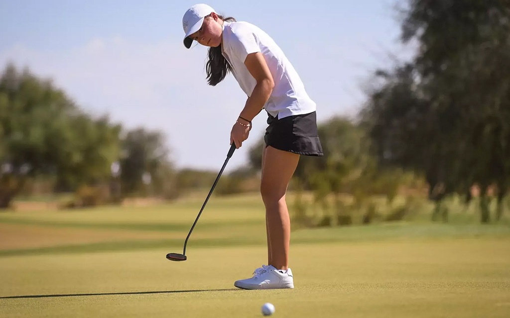 "Beth Coulter, an Irish golfer at Arizona State University, represents thousands of international athletes unable to profit from NIL opportunities (Photo courtesy of Sun Devil Athletics)